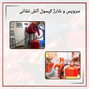 نکات کلیدی درباره سرویس و شارژ کپسول آتش نشانی فوری